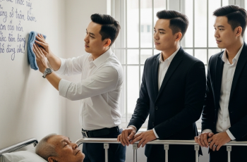 Ông cụ qua đời cô độc trong viện dưỡng lão, để lại dòng di chúc viết bằng viên phấn trắng trên tường, ngày 3 người con làm giám đốc khi đến thu dọn đồ liền sững sờ