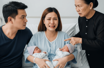 Cặp vợ chồng đang chuẩn bị nhận con nuôi sau 10 năm hiếm muộn thì bất ngờ nhận được tin mang thai sinh đôi tự nhiên… cho đến ngày sinh ra vừa nhìn mặt đứa bé chồng đã nổi giận đùng đùng