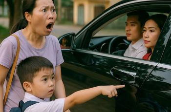 Chồng mất để tang đã 5 năm, ngày đưa con đi chơi, vợ run rẩy thấy chồng trong xe hơi sang trọng, đi cùng anh ấy còn có…
