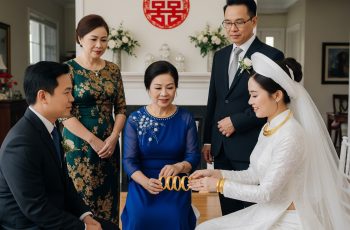 Nhưng rồi đúng 5 phút sau… cô dâu bước lên sân khấu, giọng nhẹ nhàng đáp trả mẹ chồng tương lai