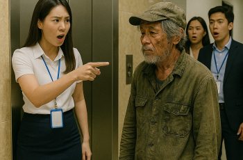Ông lão nghèo đi vào thang máy bị nữ nhân viên cậy quyền đuổi ra ngoài và cái kết