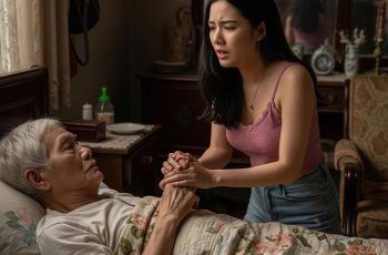 Cứ mỗi lần chồng Hòa đi công tác xa, bố chồng cô lại gọi cô lên phòng tâm sự mỏng
