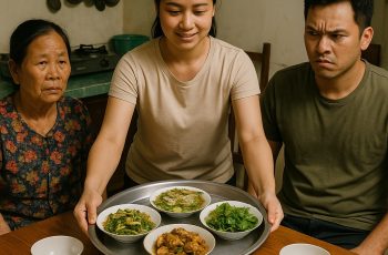 Bố mẹ chồng từ quê lên chơi, vợ làm tận 8 món ăn và một món canh để chiêu đãi nhưng khi vừa nhìn thấy, tôi đã giận sôi người