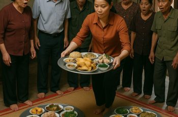 Giỗ bố chồng mà mẹ chồng chỉ đưa có 100 nghìn đồng làm cỗ, để rồi đến giờ ăn, cả nhà được phen náo loạn