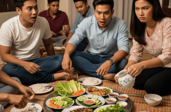 Vợ vất vả từ sáng sớm đến trưa vừa trông con nhỏ vừa nấu một bàn ăn thịnh soạn cho chồng đãi khách, vậy mà lúc bạn bè xuất hiện anh lại giới thiệu vợ là giúp việc dưới quê mới lên, tôi không nhịn được nữa