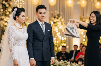 Tới dự đám cưới của bạn học, thấy mặt chú rể tôi đổi luôn quà cưới từ 1 chỉ vàng thành đôi giày rách