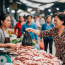 Sáng nào cũng 4h giờ đã đi lấy thịt lợn về đem ra chợ bán, chồng ở nhà ngủ đến 10h trưa mới dậy nấu cơm, một hôm chị hàng xóm đến tận nơi xưng xỉa đặt vào tay tôi một túi bóng đen