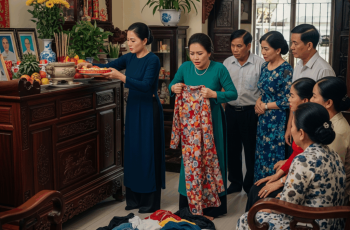 Trước khi mất mẹ chồng dặn con dâu chỉ được để tang đúng 100 ngày, đến ngày giỗ hết tang, cả nhà vừa hạ mâm cúng, đốt quần áo cho bà thì thấy sộc mùi lên, cả nhà tá hoả lật lên thì thấy…
