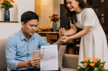 Chồng phá sản, vợ vội vã bỏ trốn cùng một người đàn ông giàu có, 10 năm sau vợ bỗng vác mặt quay về căn nhà cũ, tôi ngay lập tức cho cô ấy 300 triệu cùng một tờ giấy