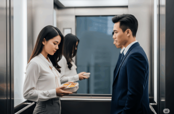 Cửa thang máy khép lại sau lưng tôi hôm ấy, nhưng cánh cửa của lòng tôi đã mở ra một hành trình mới