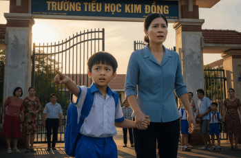 Chồng mất nửa năm tôi cũng định tái giá để có người đỡ đần, thì bỗng một tuần nay, con 4 tuổi cứ đi học về là khoe: ‘Được gặp bố ở trường’. Tôi lén đi theo con thì lạnh hết cả sống lưng khi nhìn thấy…