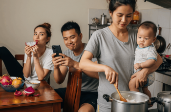 Hết tiền đến ở lì nhà chị dâu 1 tháng, ngày ngày chị dâu ngồi lôi thôi nấu nướng trong bếp còn anh trai lại đi ngoại tình, tôi sôi máu bảo chị lo mà giữ chồng đi