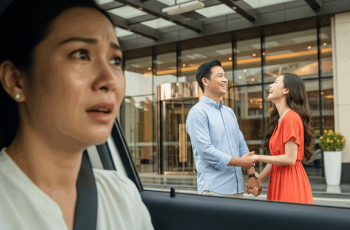 Chồng thường xuyên đi qua đêm không về, tôi lén theo dõi lái ô tô theo hơn 100km rồi cuối cùng phải đau đớn thấy anh ôm một cô bé trẻ hơn mình 15 tuổi, tôi không thèm đánh ghen mà ngạo nghễ phi xe về thẳng nhà, và rồi đúng 2 tháng sau tôi bật cười ha hả khi nghe tin về cô ta…