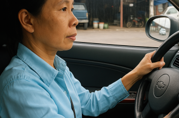 Chồng làm nghề lái taxi quanh thành phố ngày nào cũng gần sáng mới về nhà. Tưởng chồng đông khách, ai ngờ ngày nhận lương được vỏn vẹn 7 triệu đồng.