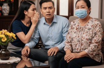 Tới nhà bạn gái ra mắt, thấy mẹ bạn gái cứ luôn che mặt từ đầu đến cuối, cho đến khi ăn cơm bà mới chịu mở khẩu trang ra