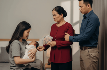 Chồng là con 1 nên vừa sinh con trai đầy tháng tôi đã liền nhận được 50 triệu vào tài khoản, tưởng mẹ chồng thưởng cho con dâu ai ng::ờ vừa thấy tên người chuyển tôi liền ‘v:;ỡ tim’ kinh ngạc, sau đó chỉ 1 ngày cả nhà chìm trong ta::ng trắng chỉ vì…