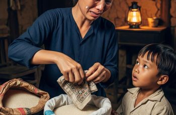 Năm 1986, mẹ bảo tôi sang nhà bác cả vay ít gạo, không ngờ bác hào phóng cho hẳn 10kg gạo. Nhưng khi mẹ đổ gạo ra, bà bỗng ôm mặt khóc nức nở, lý do đằng sau khiến tôi bàng hoàng và cả đời không quên…