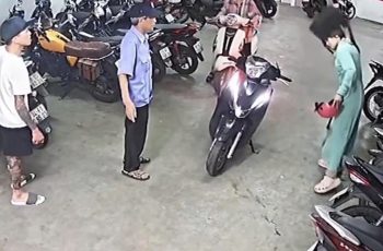 Danh tính cô gái Hà Nội phản đòn, khống chế nam thanh niên xăm trổ ở hầm giữ xe