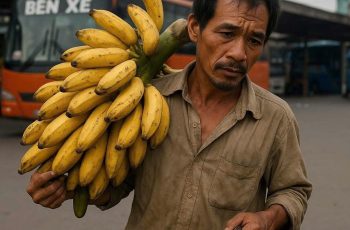 “Bố mang về đi nhà con không ăn đồ quê đâu…toàn ăn hoa quả nhập khẩu thôi”…