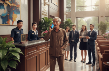 Bác nông dân vào khách sạn bị lễ tân coi thường không tiếp, lúc bác lấy điện thoại ra tất cả hối hận…
