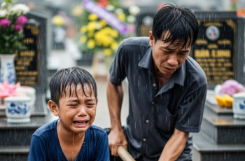 Cậu bé kiên quyết bắt bố phải đào mộ của mẹ lên, và khi nắp quan tài vừa mở ra, tất cả mọi người đều sững sờ…