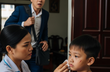 Tỷ phú về nhà không báo trước. Và chết lặng khi thấy cô giúp việc làm điều này với con trai mình