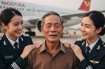 Người đàn ông nghèo nhận nuôi hai bé gái bị bỏ rơi, 20 năm sau ông được đưa tới một nơi không ngờ tới…2 cô con gái giờ đã là phi công