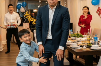 Không biết làm sao, nên anh chọn cách đóng hai vai? Vừa làm chồng tôi, vừa lén lút làm cha thằng bé?