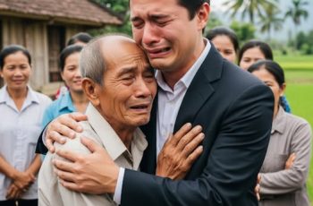 Trong một chuyến từ thiện, vị chủ tịch đã gặp một ông lão nghèo. Một câu nói bất ngờ từ ông đã khiến anh vỡ òa và bật khóc nức nở khi nhận ra ông là…