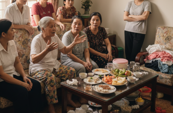 “Em lo xa quá, có bao nhiêu, anh xoay bấy nhiêu, không để ai nói nhà mình keo kiệt được.”