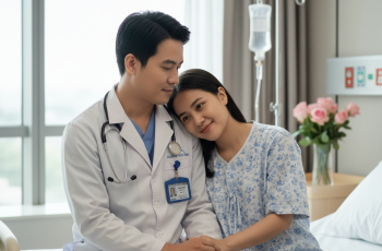 Tôi nằm viện có anh bác sĩ chăm sóc rất tận tình, chúng tôi gắn bó với nhau 5 tháng thì có bầu, ngày tôi xuất viện anh biến mất, có 1 người phụ nữ đem đến cho tôi 1 lá thư và 5 triệu…