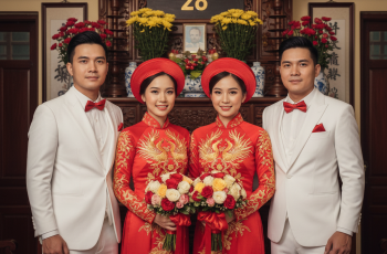 Có hai gia đình sinh đôi nổi tiếng cả vùng vì có 2 đứa con gái sinh đôi và 2 cậu con trai sinh đôi