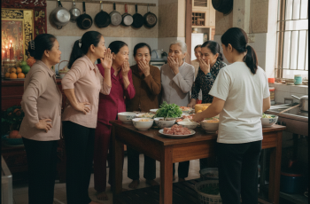 Tôi cảm giác như mình là Thạch Sanh, bị người chị dâu tính cách Lý Thông kia cướp hết công lao, lại còn nói xấu đủ điều.