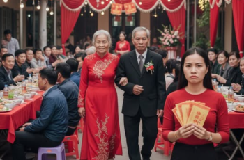 Mẹ chồng dại trai nằng n;ăc tái hôn ở tuổi 68, ngày thấy mặt bố dượng mà tôi choáng váng chỉ muốn bỏ nhà đi, không dám phản đối gì thêm, đến ngày cưới tôi nhắm mắt mừng phong bì 300 triệu