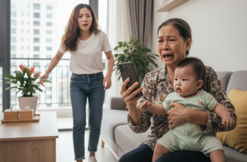Lương hưu 13 triệu, tôi vẫn lên trông cháu, nhưng sau khi biết con dâu lưu tên tôi là gì trong điện thoại, tôi b/ỏ về quê ngay lập tức…
