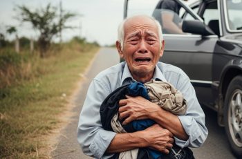 Sau đám tang của vợ, con trai tôi lái xe đưa tôi đến rìa thị trấn
