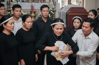 Tang lễ mẹ chồng vừa xong, chị dâu đã nhanh nhanh để bóc phong bì “nhanh còn trả nợ chị đang rất cần tiền”