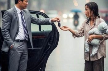 Trên đường đến sân bay công tác, giám đốc đưa chìa khóa căn biệt thự của mình cho một người ăn xin ướt sũng cùng với một đứa trẻ nhỏ… 1 tháng sau, ông trở lại thì vào căn biệt thự thì ngã ngửa…..