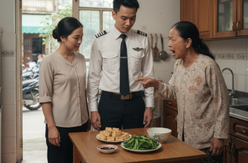 Nhưng ai đâu hiểu, đằng sau cánh cửa ấy là những mâu thuẫn gia đình ngấm ngầm như ngọn lửa nhỏ, chỉ chờ gió thổi là bùng lên dữ dội.