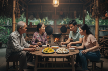 5 năm làm dâu Tây Ninh, năm nào Trung thu về quê bố mẹ chồng Liên cũng chỉ đãi mỗi mâm cỗ với bông điên điển xào cà chua và đuông dừa