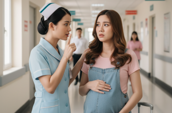 Mẹ chồng đưa tôi đi khám thai, bà vừa ra ngoài, nữ y tá ghé tai tôi: “Ly hôn đi! Chạy mau còn kịp!”, hôm sau tôi phát hiện ra điều kinh khủng…