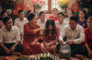 Lúc cưới bố vợ đi xuất khẩu lao động không có nhà, ngày đầu về ra mắt, chàng rể người TH chỉ biết tặng 50 cái nem chua