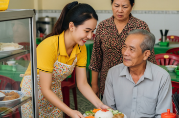 Trả tiền cơm cho ông lão và bị mất việc. Cô gái không ngờ 24 giờ sau, 5 xe sang lại đậu kín trước sân, khiến cả quán sốc…