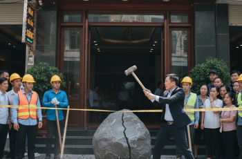 Nghe chuyện, cụ thở dài: Tôi đã dặn bao đời rồi, không ai được động vào hòn đá ấy.