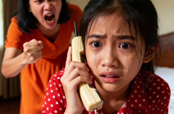 Buổi chiều hôm đó, khi tôi đang đi công tác ở Đà Nẵng cách nhà gần 800 cây số, điện thoại rung lên. Là số của con gái tôi, Bảo Anh. Giọng con nghẹn ngào trong nước mắt: “Mẹ ơi… Cô Linh — bạn gái mới của ba — lại đánh con nữa. Nói nếu con kể với mẹ, ảnh sẽ đánh mẹ luôn…”