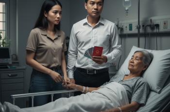 “Người già thường hay làm quá, không cần tốn nhiều tiền thế làm gì, mà anh cũng không có nghĩa vụ phải trả cho mẹ em” “Người già thường hay làm quá, không cần tốn nhiều tiền thế làm gì, mà anh cũng không có nghĩa vụ phải trả cho mẹ em”