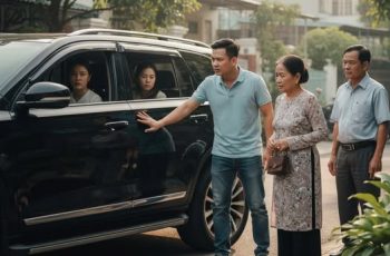 Tôi nhìn lại bộ quần áo đang mang, mỉm cười gật đầu, nhìn những đứa con vui vẻ rời đi. Tôi nhìn lại bộ quần áo đang mang, mỉm cười gật đầu, nhìn những đứa con vui vẻ rời đi.