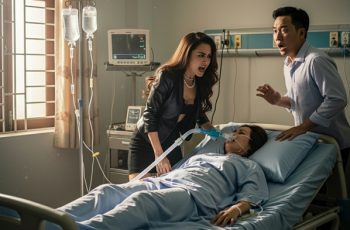 Ả bồ táo tợn định rút luôn ống thở của vợ để nhanh chóng được đến sống với chồng