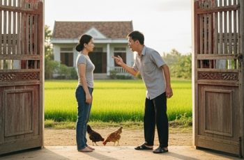 Vợ mới nhận tiền thai sản tôi bảo bỏ ra xây nhà cho ông bà ở quê mà cô ấy không chịu