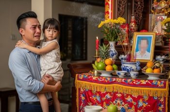 Vợ qua đời ngay trên bàn đẻ, tối nào chồng cũng ngồi bế con trước bàn thờ cô ấy tâm sự cho đỡ nhớ nhung